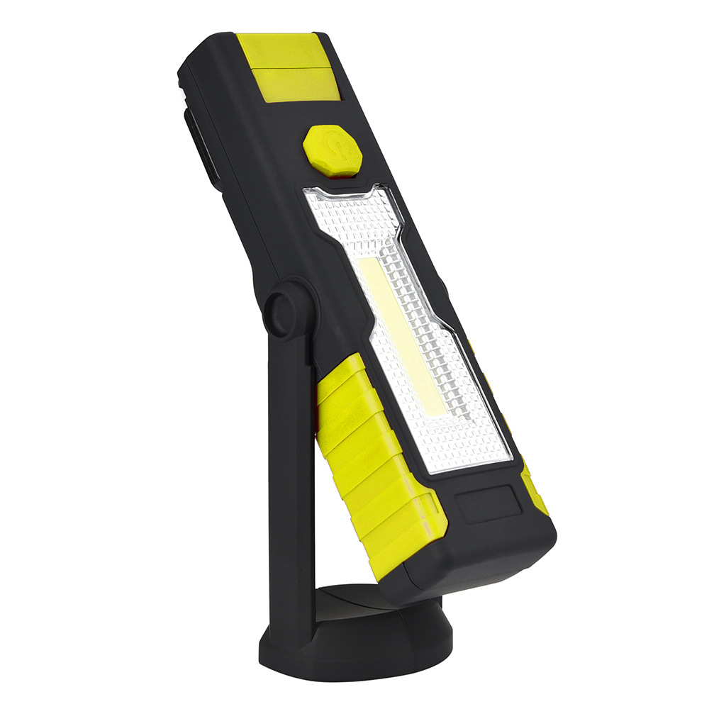 Фонарь BL-108COB LED 2000 мАч с магнитом и крюком поворотный Черный/Желтый (aeb1613e)