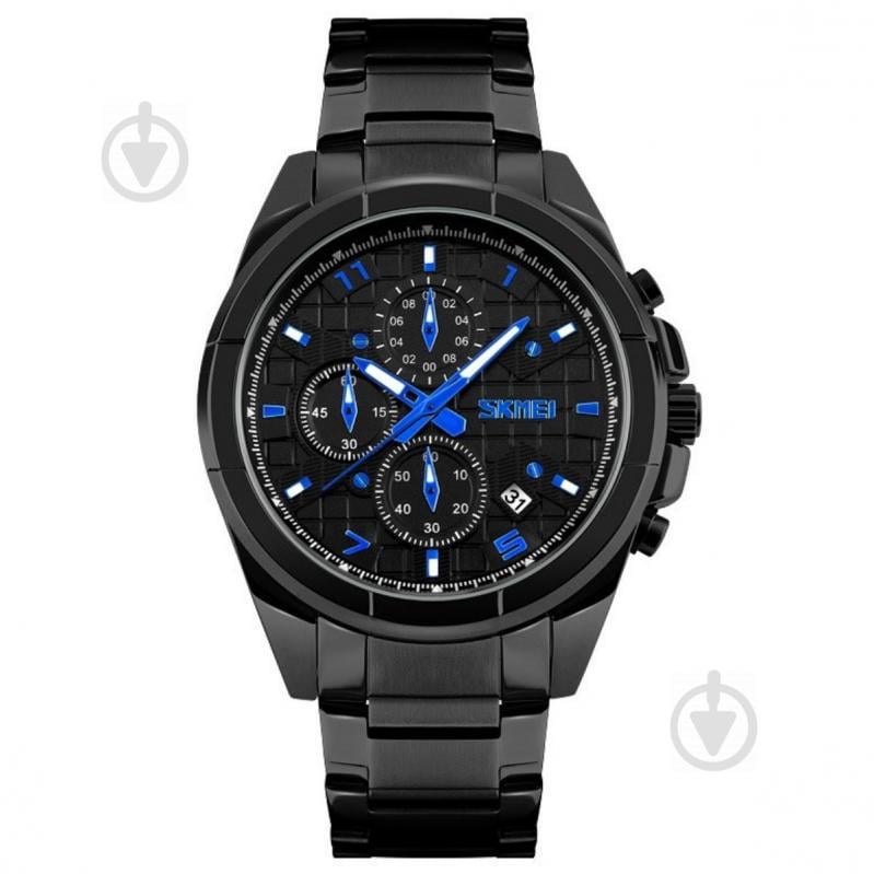 Часы Skmei 9109 Black Black Dail BOX (9109BOXBKBK)