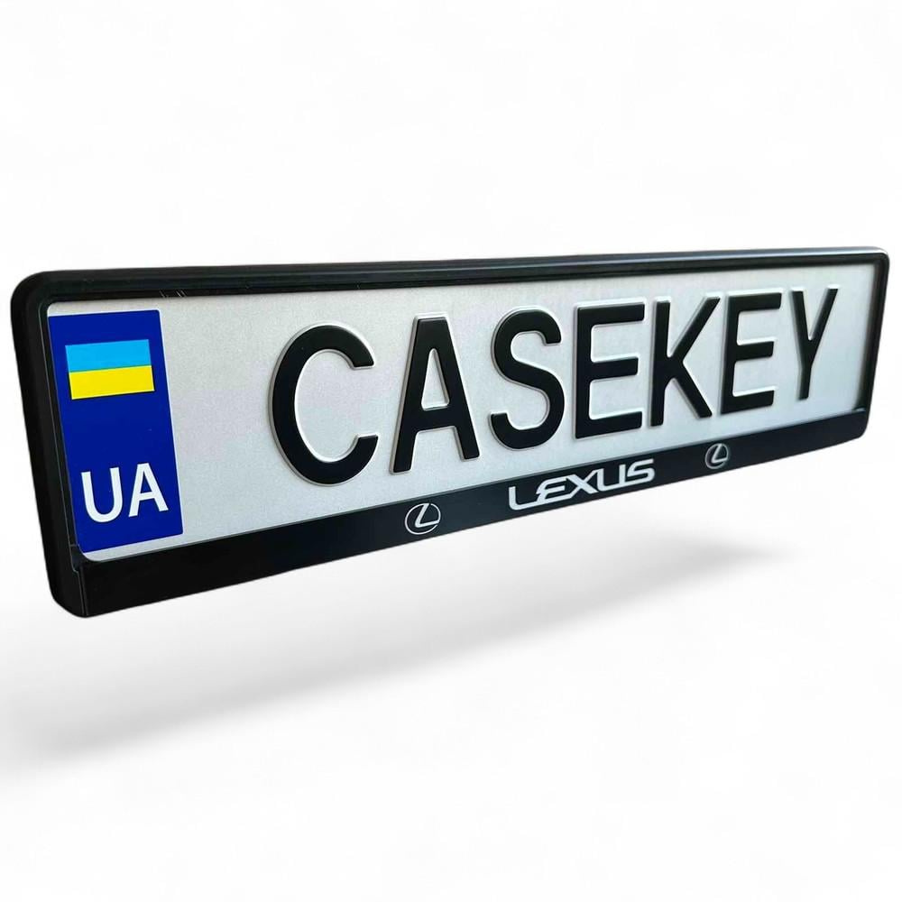 Авторамка з лакованим друком Lexus (lxramka1)