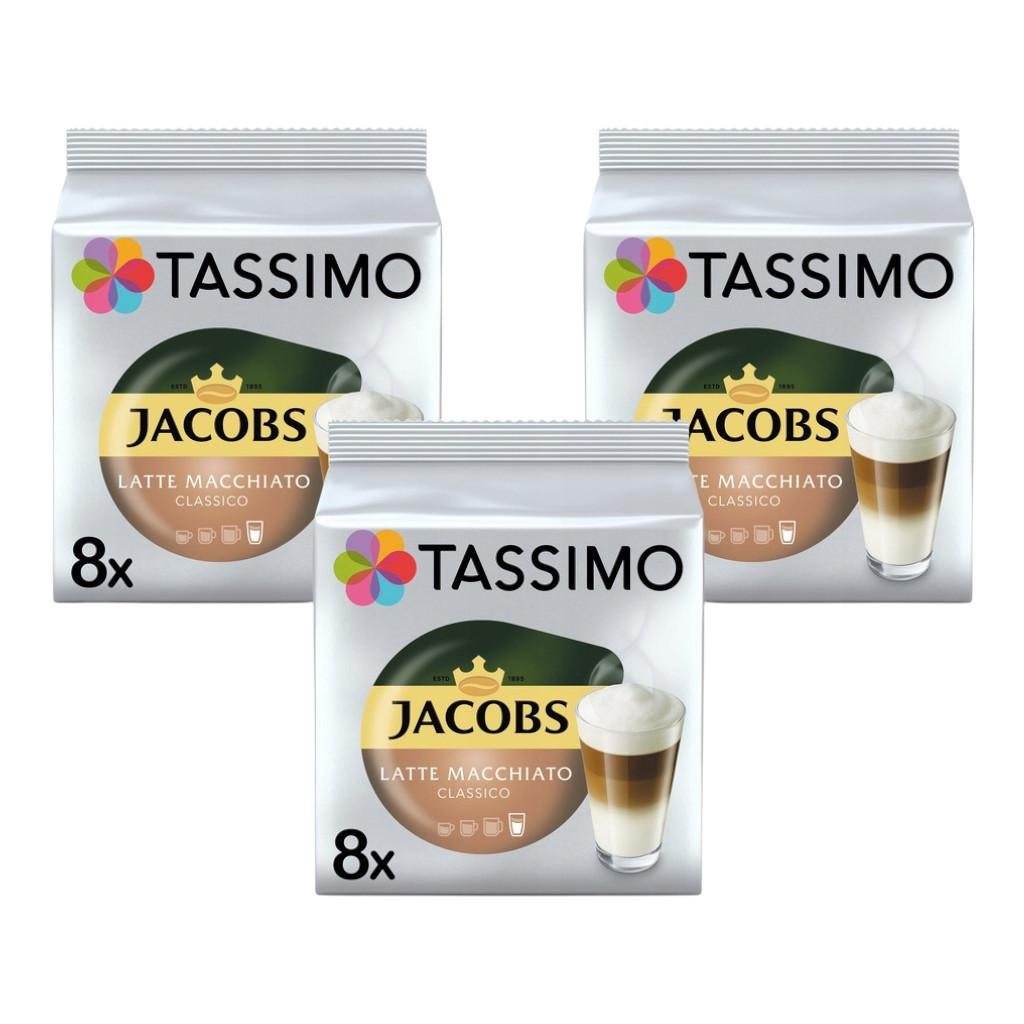 Набор кофе в капсулах Tassimo Jacobs Latte Macchiato Classico 48 капсул