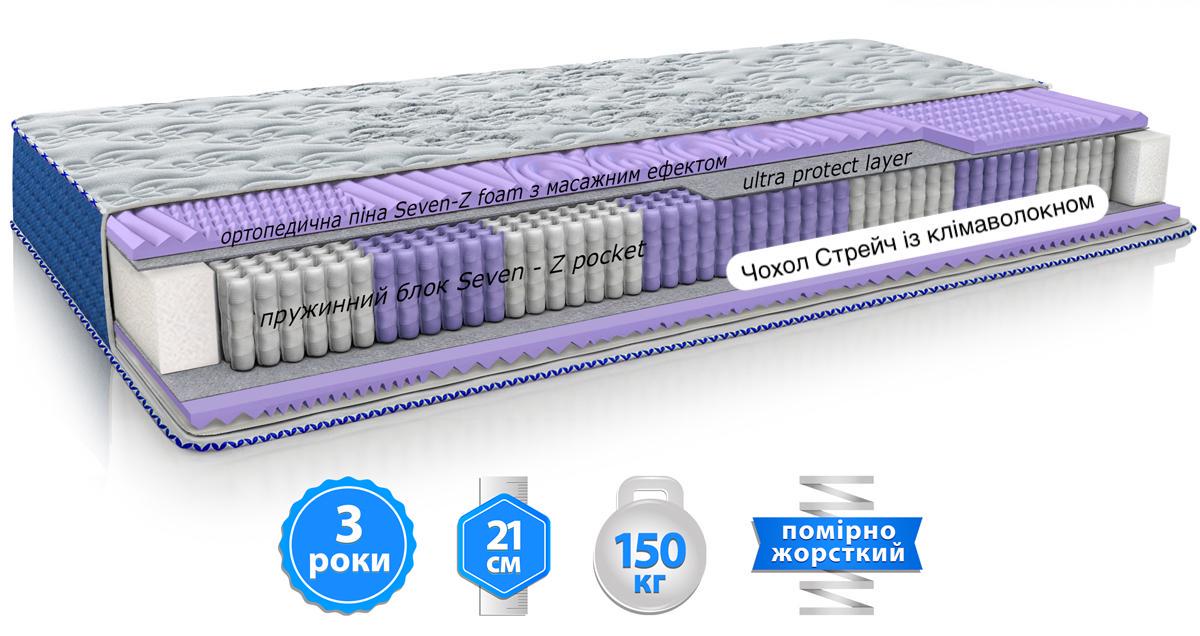 Матрас ортопедический EMM TANAMI Arabeska 90x190 см. (68) - фото 2