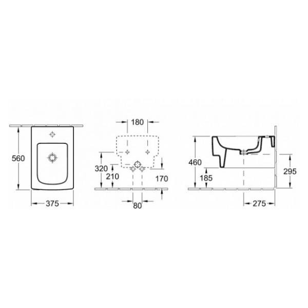 Біде Villeroy & Boch Memento (54280001)