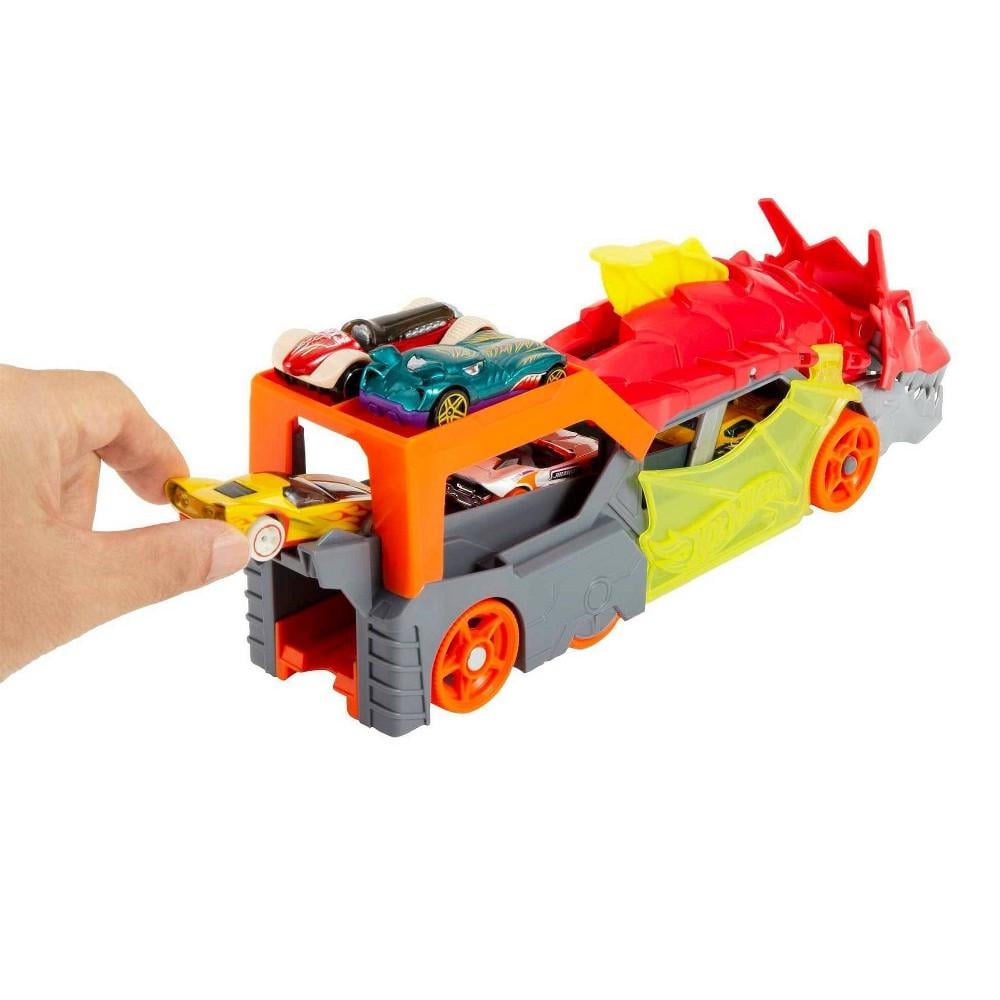 Игрушечные машинки Автовоз Hot Wheels Dragon Launch Vehicle дракон (2085772019) - фото 5