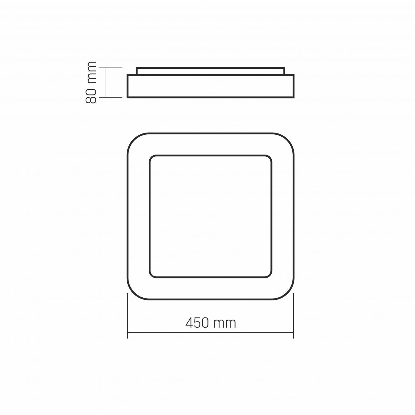 Світлодіодний світильник VIDEX EDGE-SC-72W-BLACK (VLE-ESC-72B) - фото 3