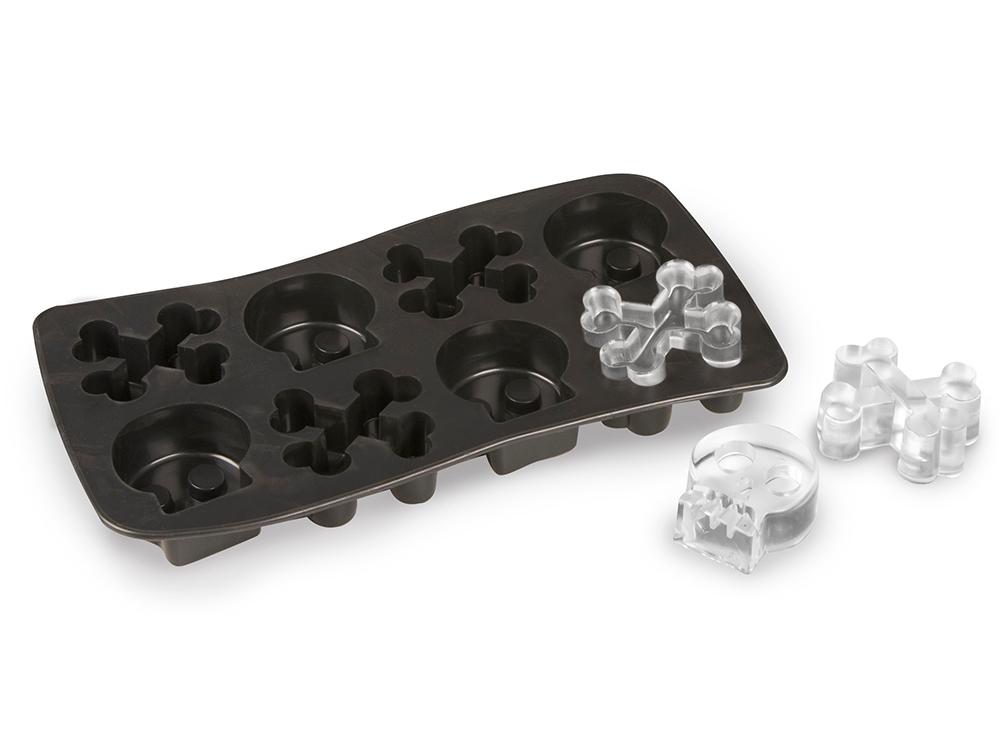 Форма для льда 3D Череп силиконовая