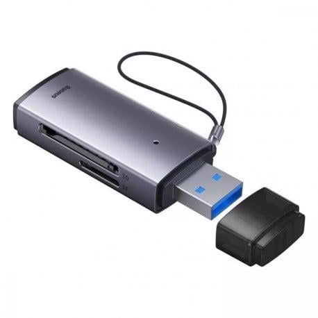 Картридер BASEUS Lite Series USB-A to SD/TF (WKQX060013)