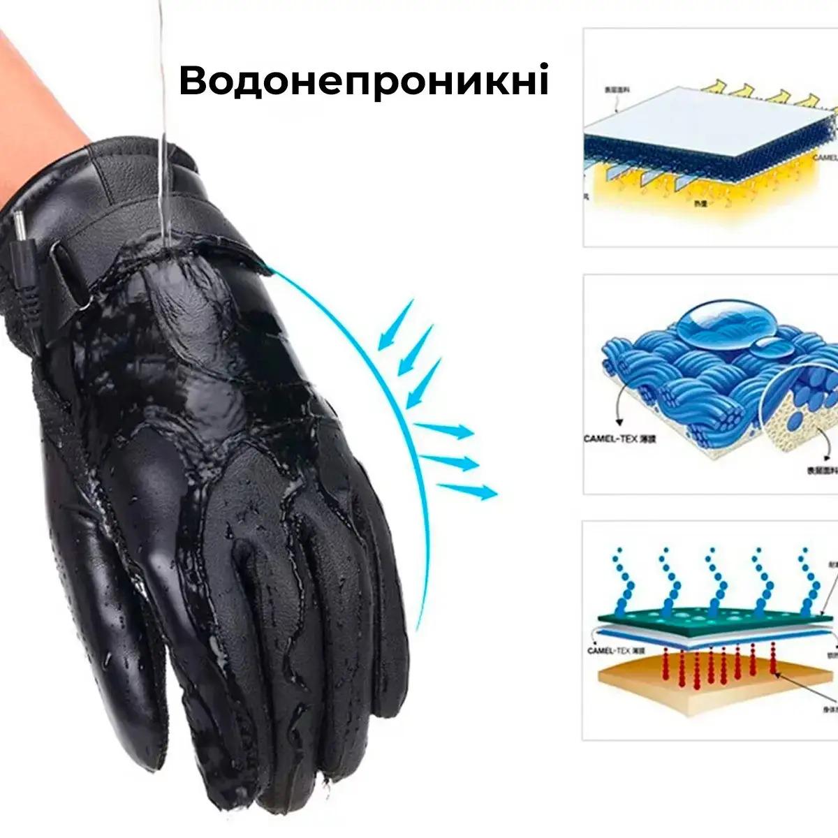 Перчатки с подогревом зимние Linluzhe USBxHeating от USB Черный (1010816-Black) - фото 2 Перчатки с подогревом зимние Linluzhe USBxHeating от USB Черный (1010816-Black) - фото 2