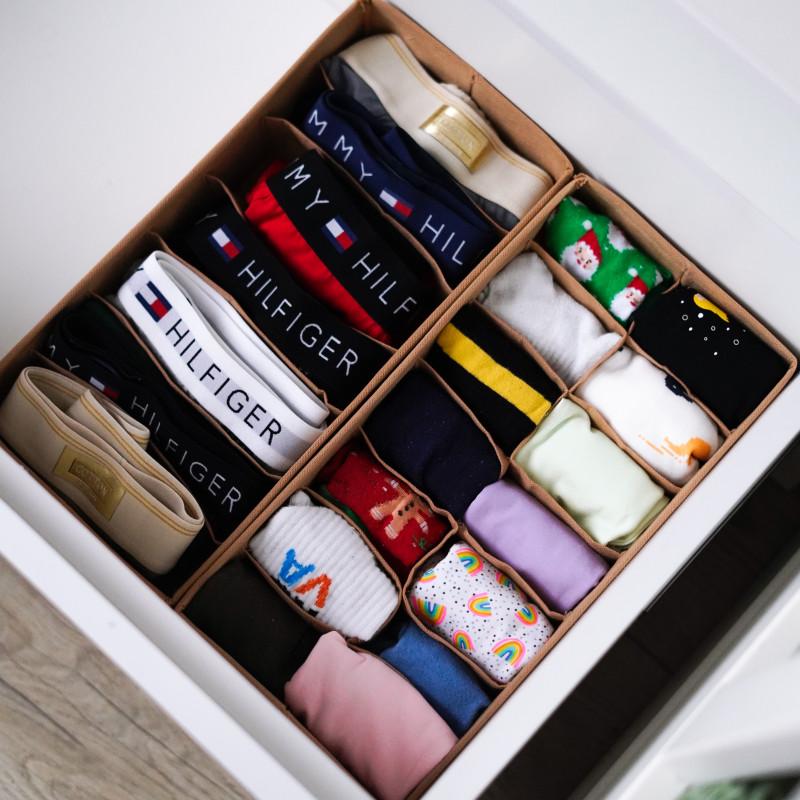 Набор для белья маленький 2 шт. Бежевый (Beg-2small) - фото 2 Набор для белья маленький 2 шт. Бежевый (Beg-2small) - фото 2