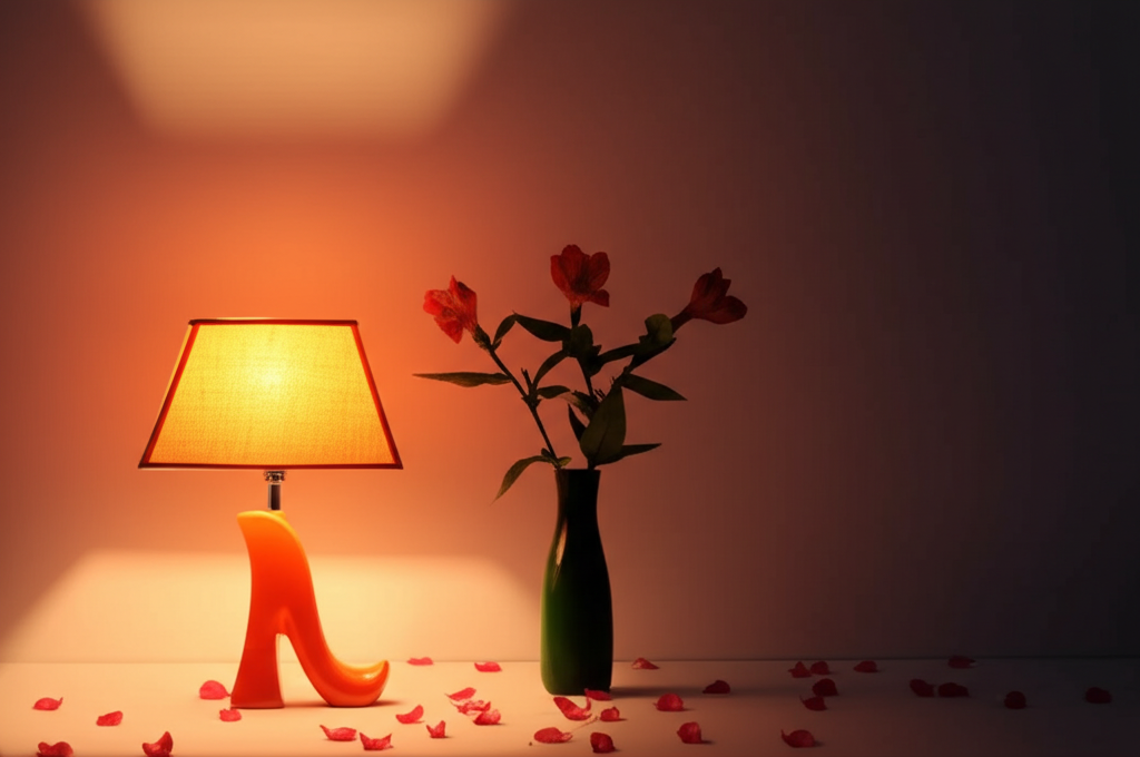 Лампа настільна FIRST RAY Чобiток кераміка Помаранчевий - фото 3