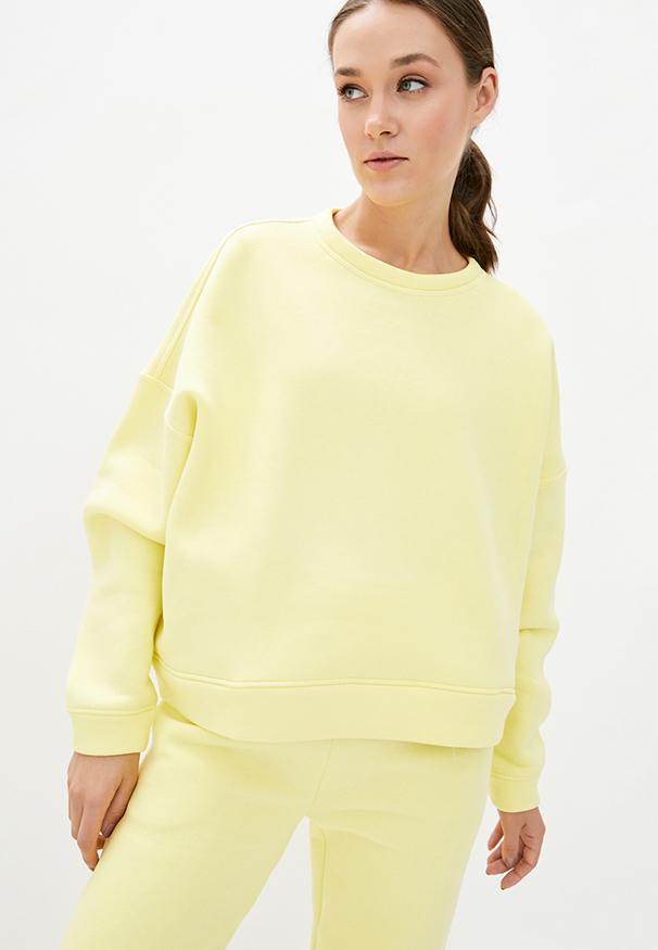 Світшот трикотажний на флісі Forly L/XL Lemon (TR0052-89-60_L/XL)