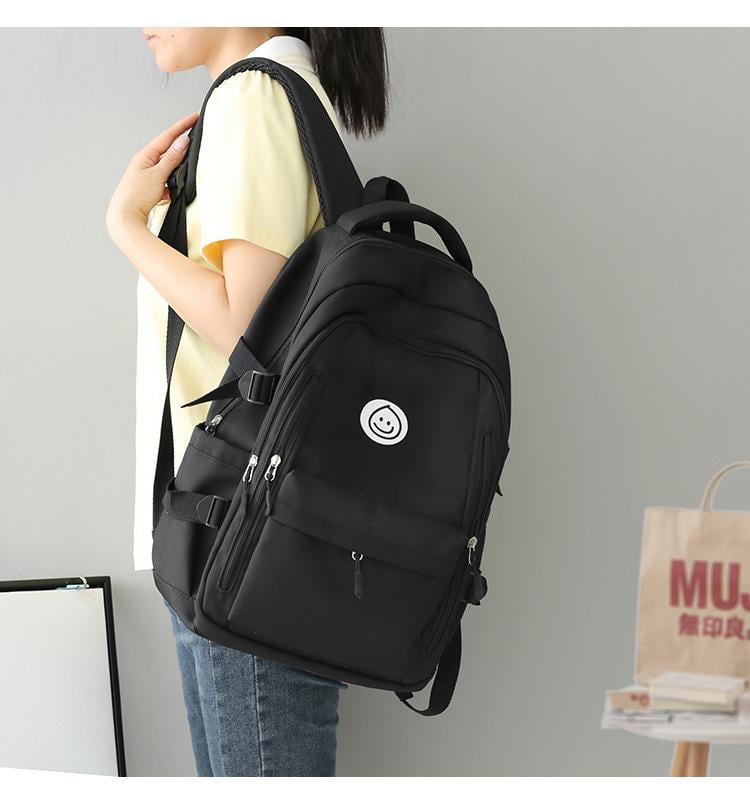 Городской рюкзак Смайл 44х31х17 см Черный (201.248)