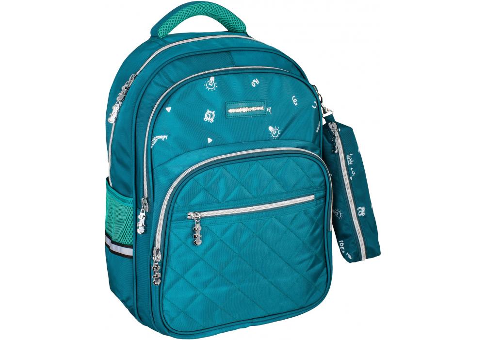 Рюкзак школьный Cool For School College 16,5" Lake blue (CF86149)
