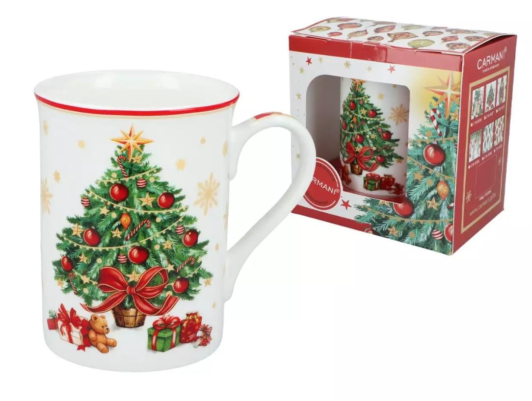 Кружка новогодняя с открыткой Carmani Праздничное настроение 360 мл (219-9097)