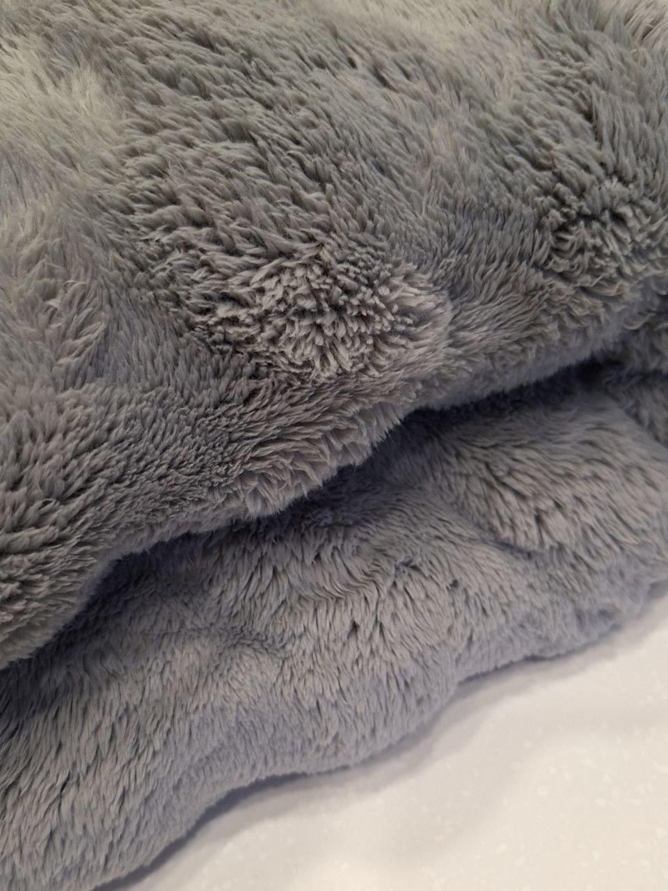 Плед-покрывало флисовый Colorful Home Шторм 200х220 см Серый (1435) - фото 3