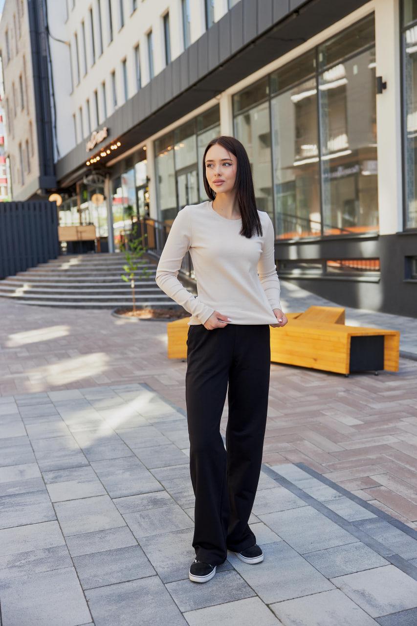 Брюки спортивные женские М0121.4 XXL Черный (30665272)