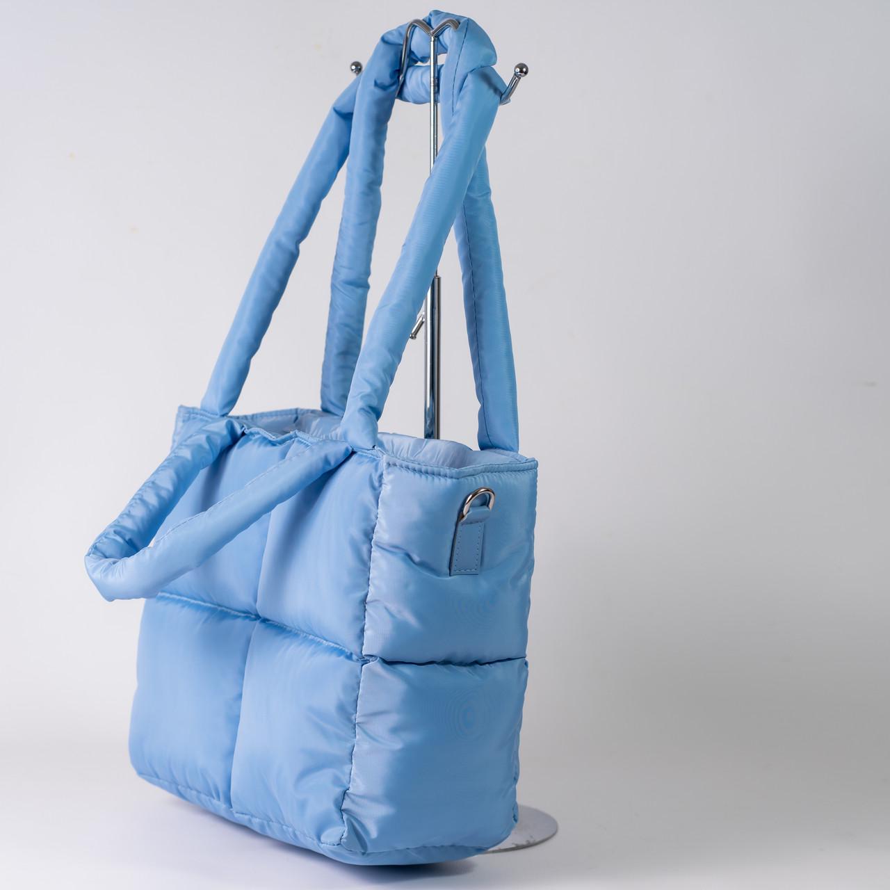 Сумка женская шопер XENIA № 14-24 Голубой - фото 2 Сумка женская шопер XENIA № 14-24 Голубой - фото 2