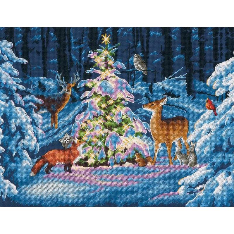 Набор для вышивания крестиком Dimensions 70-08922 Woodland Glow (6520)