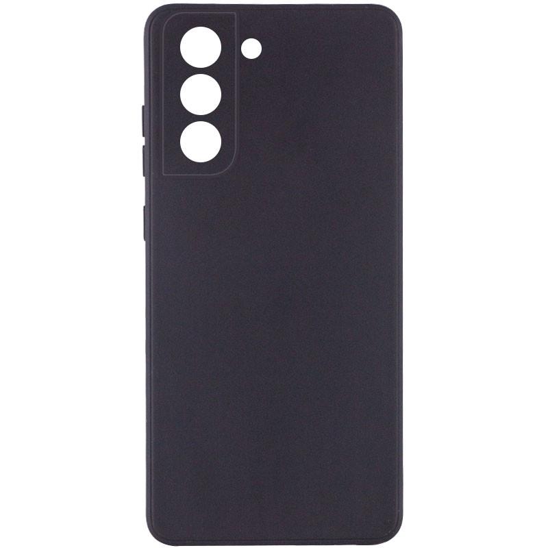 Противоударный силиконовый чехол Epik для Samsung Galaxy S21 FE Candy Full Camera Черный/Black