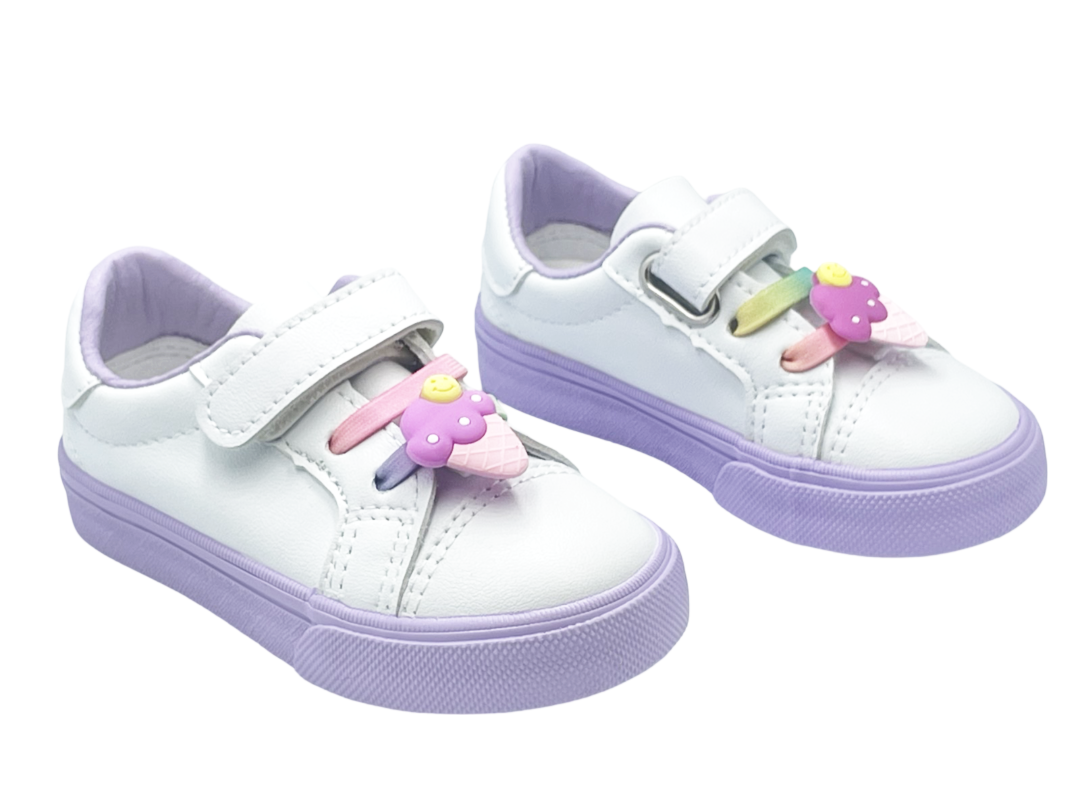 Кроссовки для девочек APAWWA R250-250/25 р. 25 Белый - фото 2 Кроссовки для девочек APAWWA R250-250/25 р. 25 Белый - фото 2