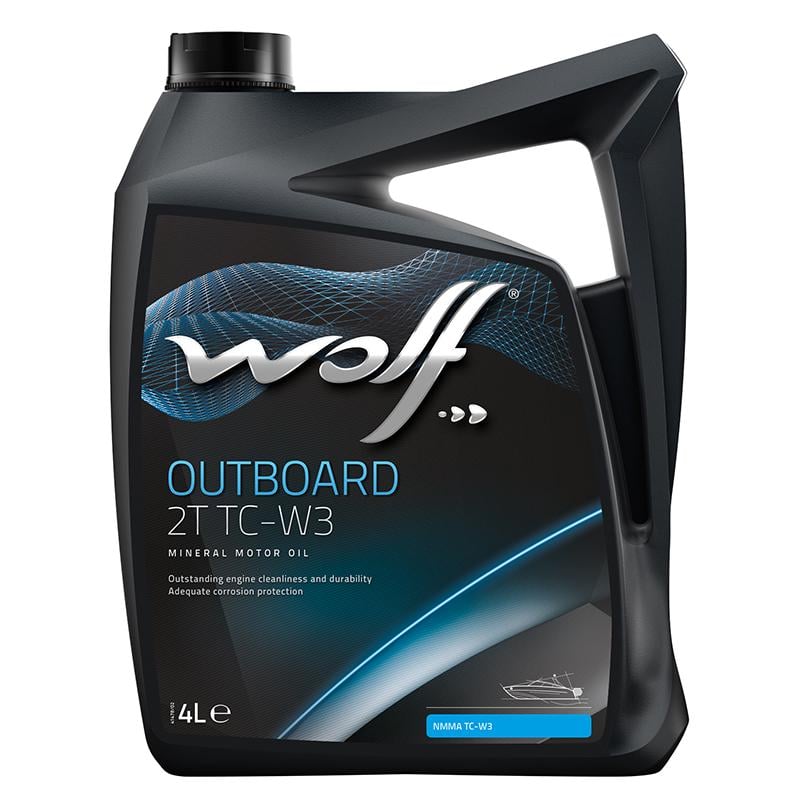 Масло моторное WOLF OUTBOARD 2T TC-W3 4 л Масло моторное WOLF OUTBOARD 2T TC-W3 4 л