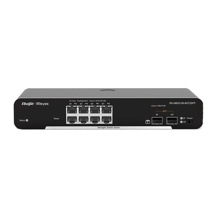 Комутатор 8 портів керований Ruijie RG-NBS3100-8GT2SFP L2 (2863456239)
