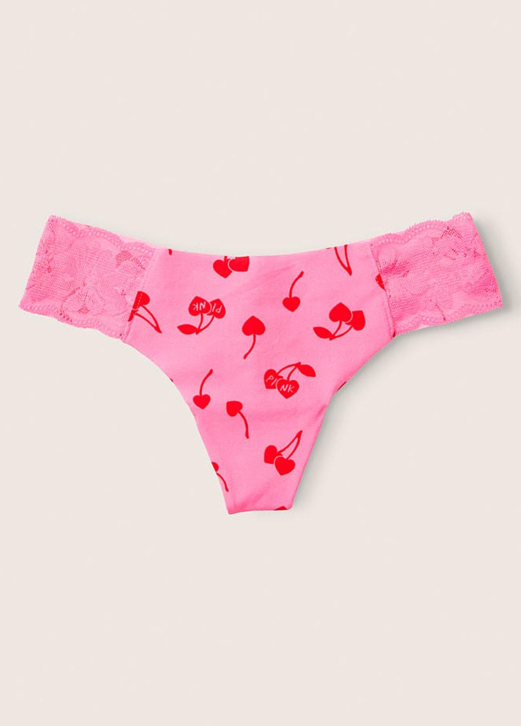 Женские трусы Victoria's Secret 3560000142044QT6L L Розовый (60347317)