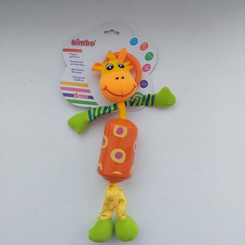 Погремушка для малышей Bimbo Жирафчик мелодия ветра (C 55871)