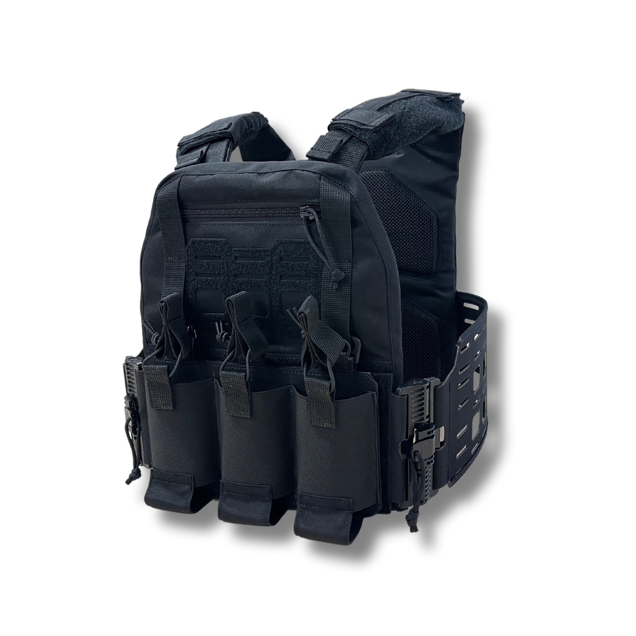 Плитоноска uaBRONIK Plate Carrier Light відкритого типу Чорний (12947974)