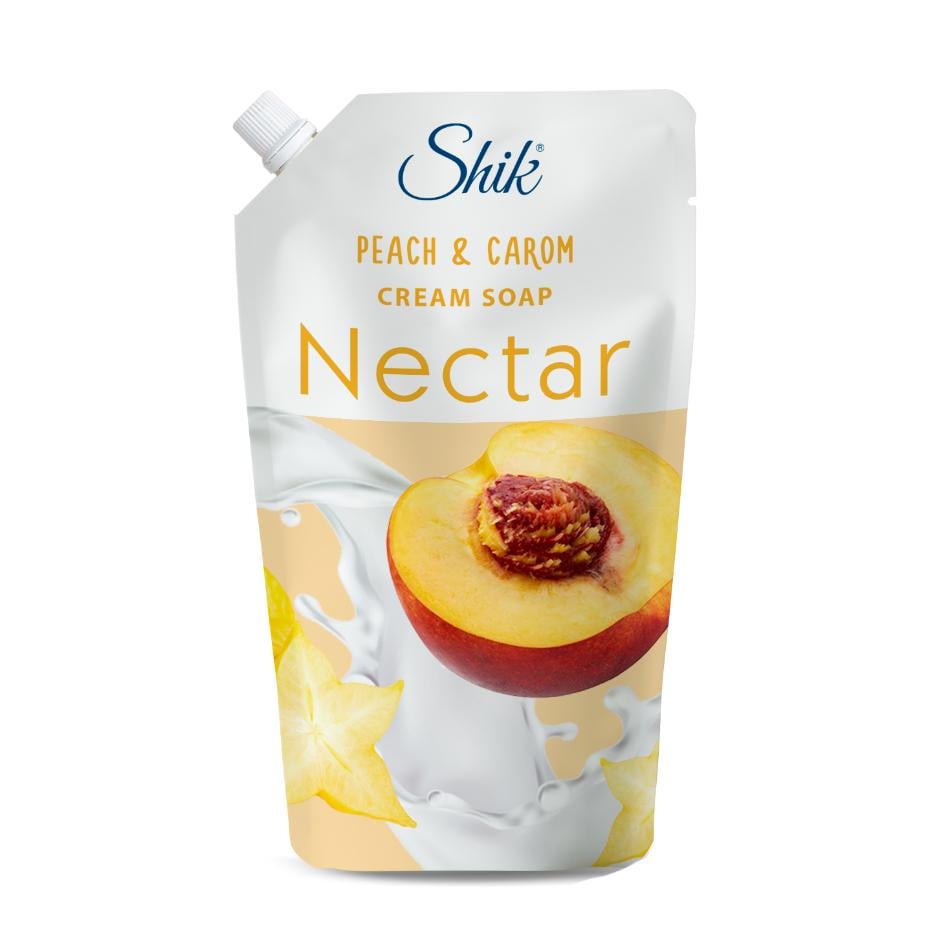 Крем-мыло жидкое Shik Nectar персик и карамболь дойпак 460 мл