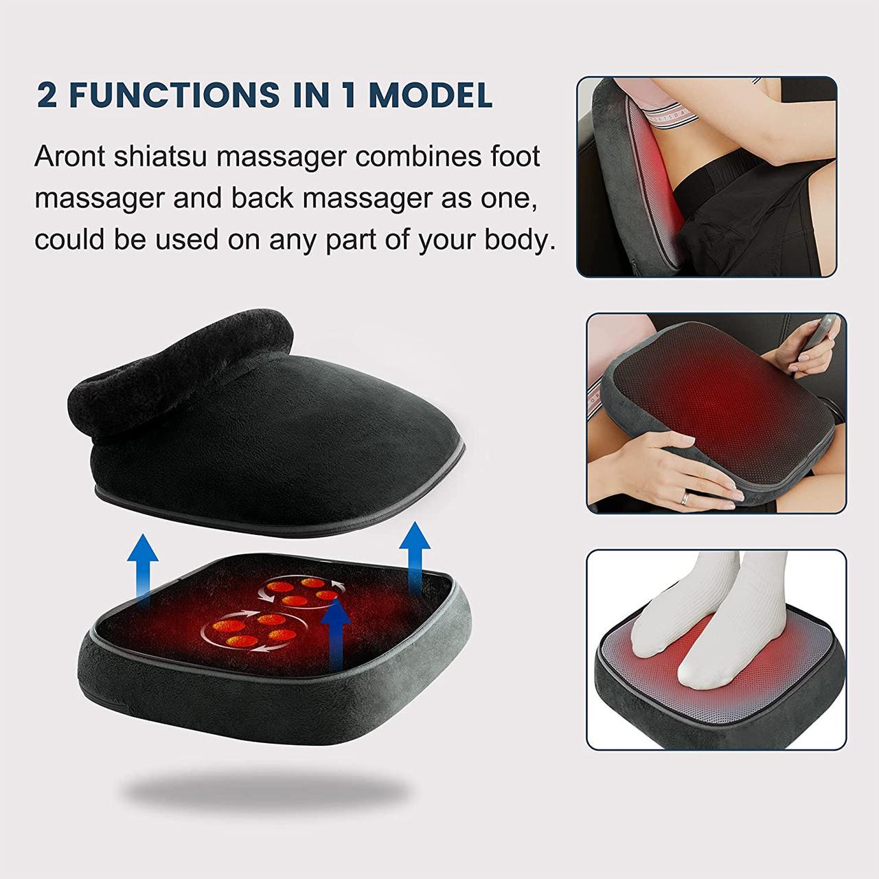 Массажер для ног Aront Shiatsu Warmer 2в1 - фото 5