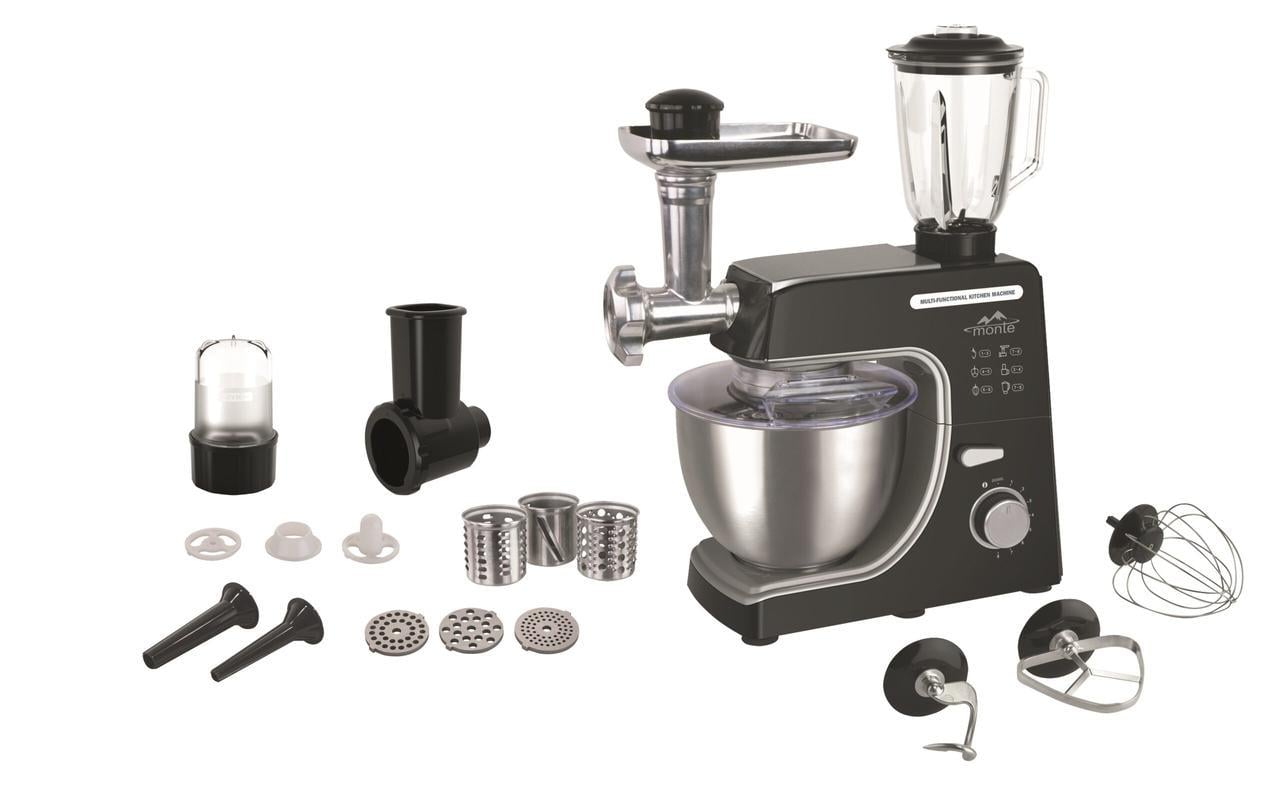Кухонный комбайн Monte MT-2502 планетарный миксер/мясорубка/блендер/овощерезка/8 скоростей 6,5 л 1400 Вт (33348706) Кухонный комбайн Monte MT-2502 планетарный миксер/мясорубка/блендер/овощерезка/8 скоростей 6,5 л 1400 Вт (33348706)