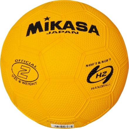 Гандбольний м'яч Mikasa HR2-Y р. 2 Жовтий (HR2-Y)