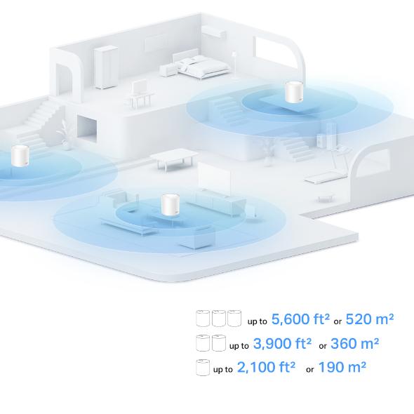Система домашняя Mesh TP-Link WiFi Deco X10 2-pack 1201 Мбит/с Белый - фото 3