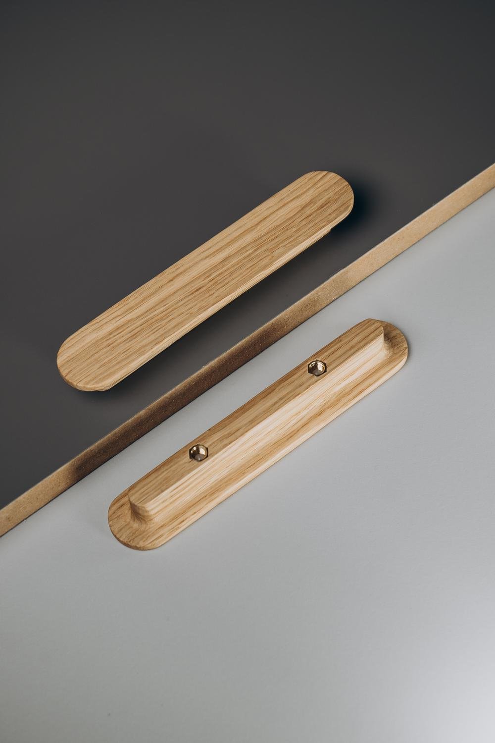 Мебельная ручка из дерева Fungo 156 мм - фото 6 Мебельная ручка из дерева Fungo 156 мм - фото 6