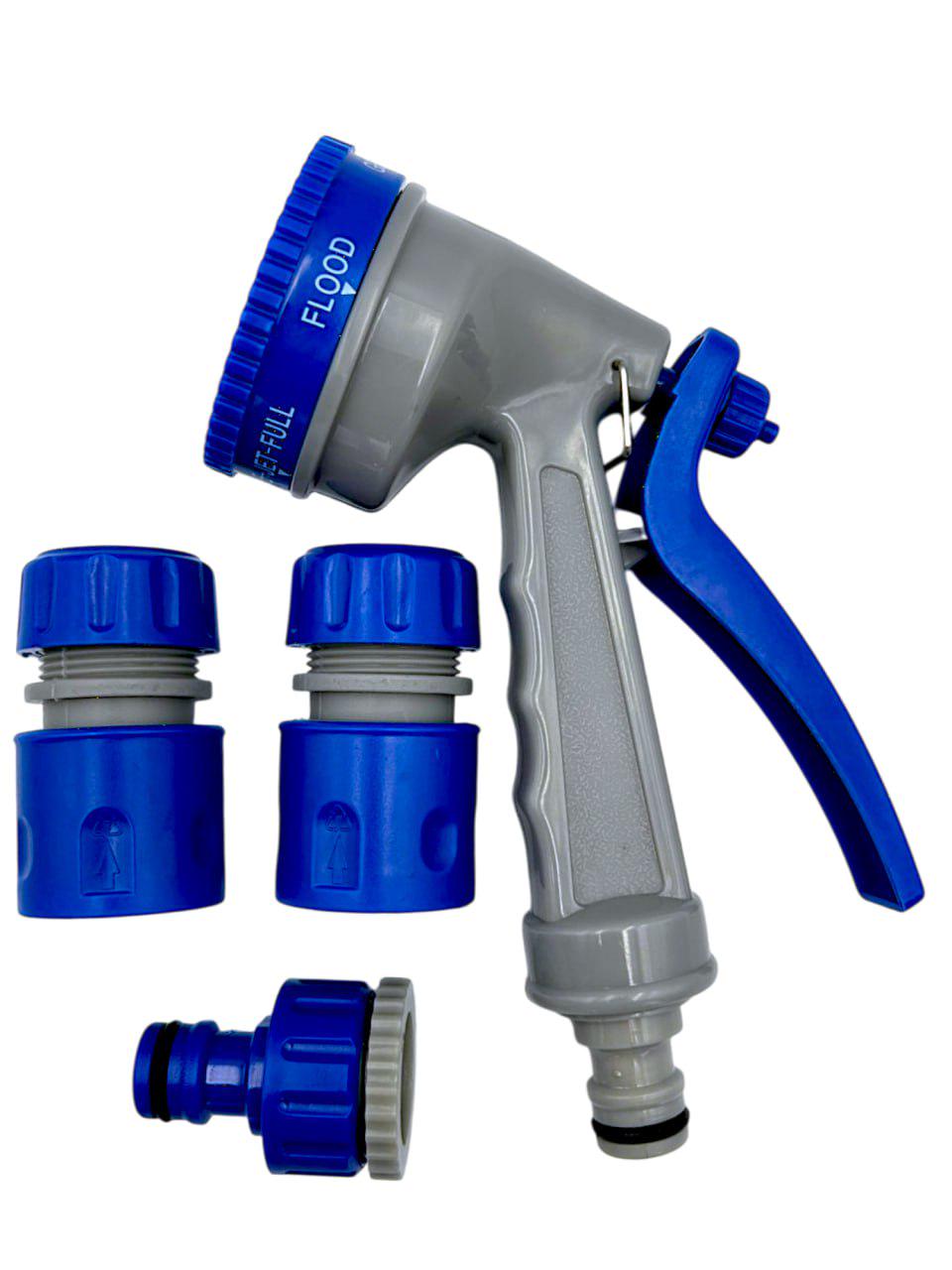 Шланг для поливу 3/4" 20 м поливальний пістолет та 2 конектори - фото 5 Шланг для поливу 3/4" 20 м поливальний пістолет та 2 конектори - фото 5