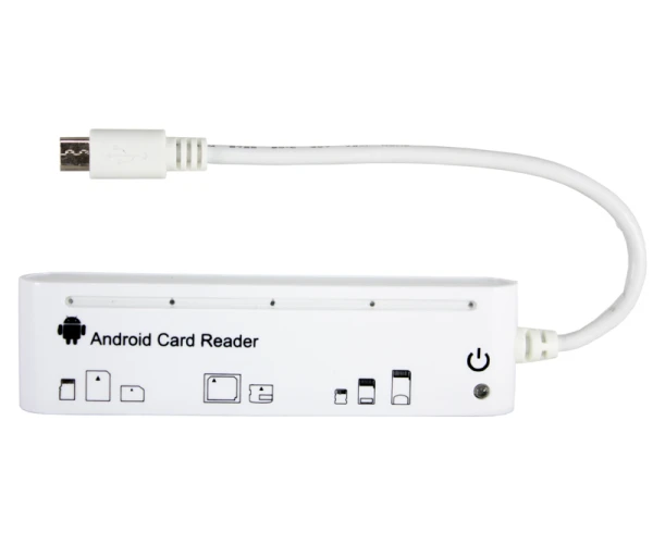 Кардридер PowerPlant 5-ти слотный Android Micro USB