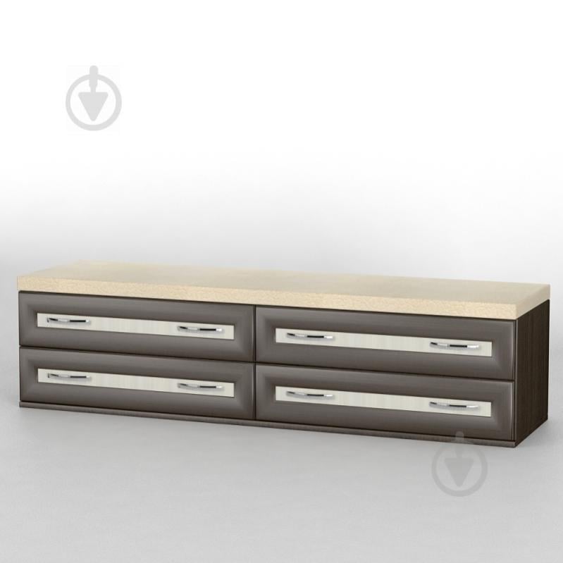 Комод прикроватный Тиса Мебель КП-109 Венге/Дуб молочный