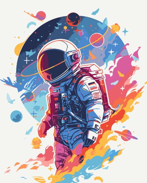 Картина по номерам ART CRAFT Космический исследователь лак 40х50 см (2993118971)