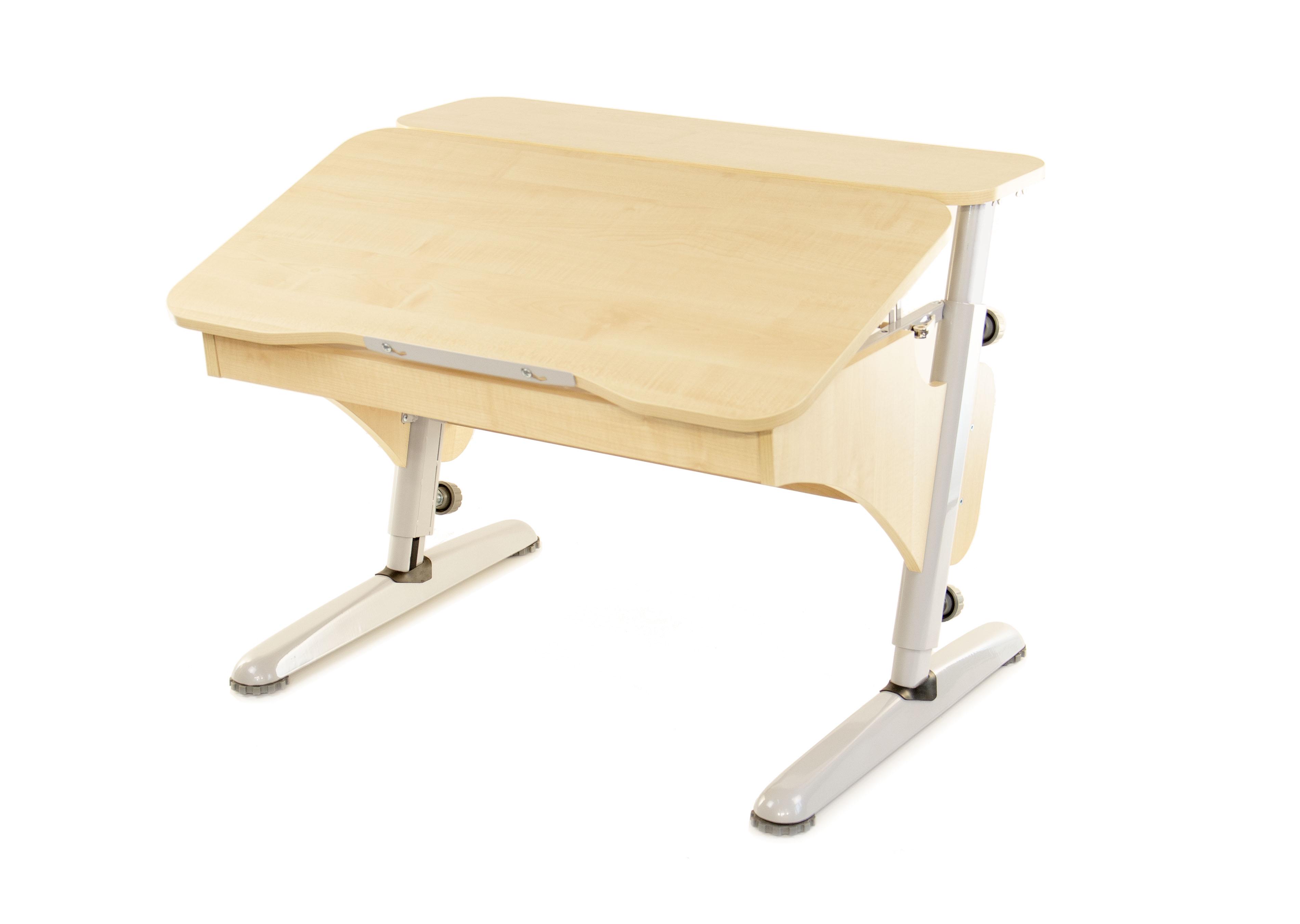 Парта дитяча Pondi Ергономік Клен/Сірий