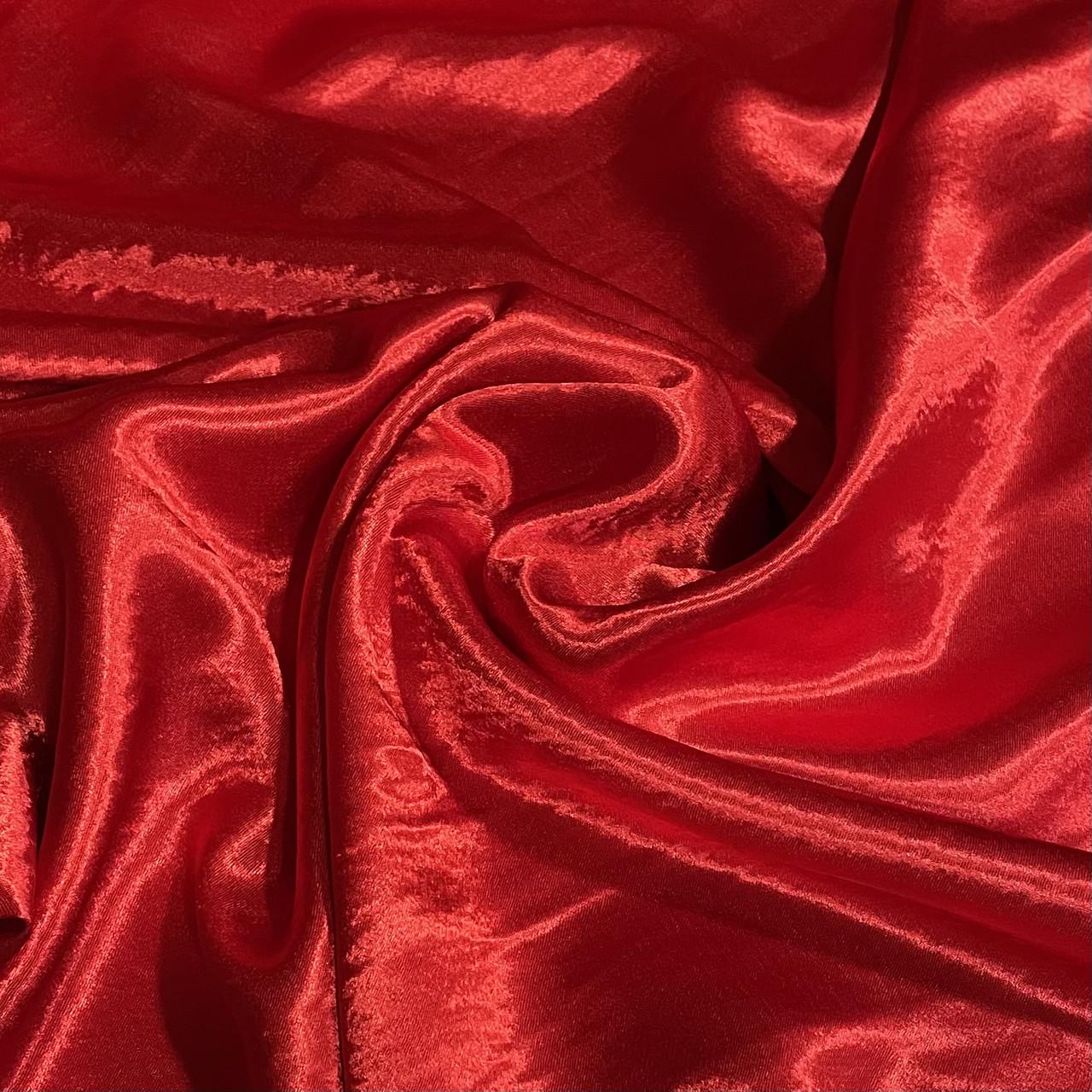 Ткань атлас креп-сатин Красный (24479046) - фото 2 Ткань атлас креп-сатин Красный (24479046) - фото 2