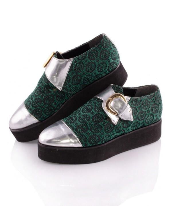 Монки женские Casamadre р. 36 Зеленый (0312/38)