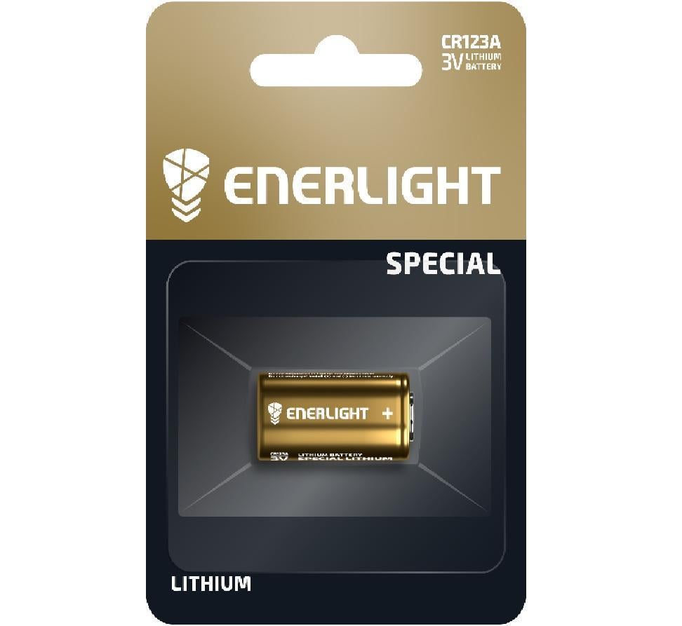 Батарейка літієва Enerlight CR123А на блістері 1 шт. (3110593993) Батарейка літієва Enerlight CR123А на блістері 1 шт. (3110593993)