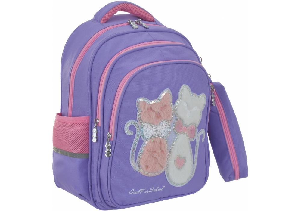 Рюкзак Cool For School 38,5х29х13,5 см Сиреневый (CF86831)
