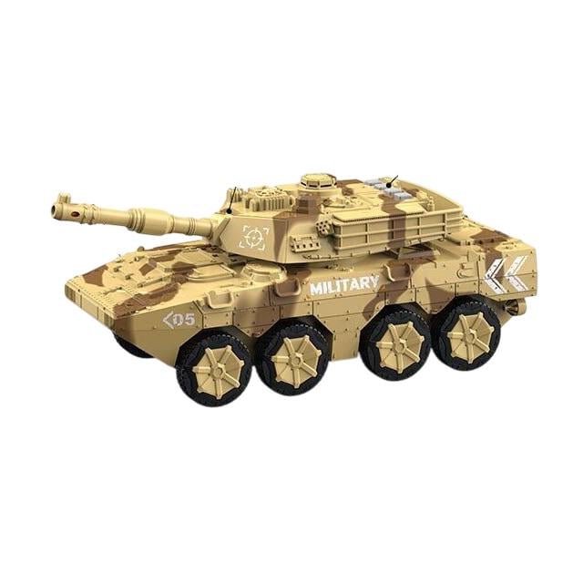 Танк детский Military инерция/подвижная башня/звуковые эффекты с трещоткой Camouflage (161871)
