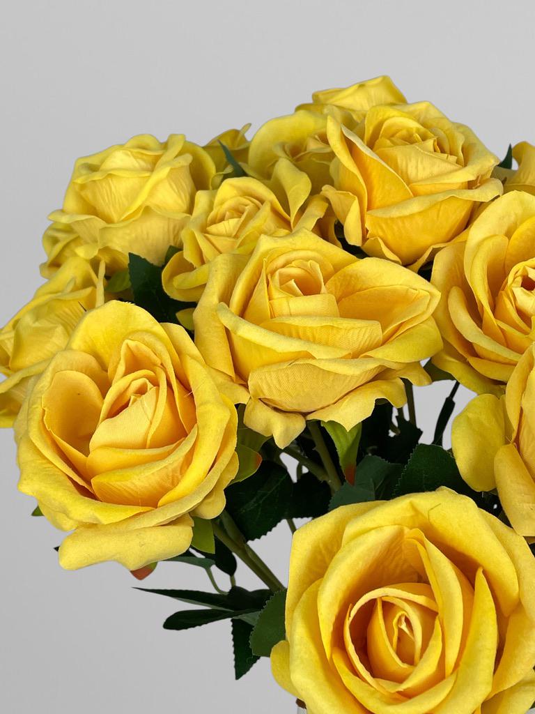 Роза на стебле 51 см Желтый (К02083) - фото 8