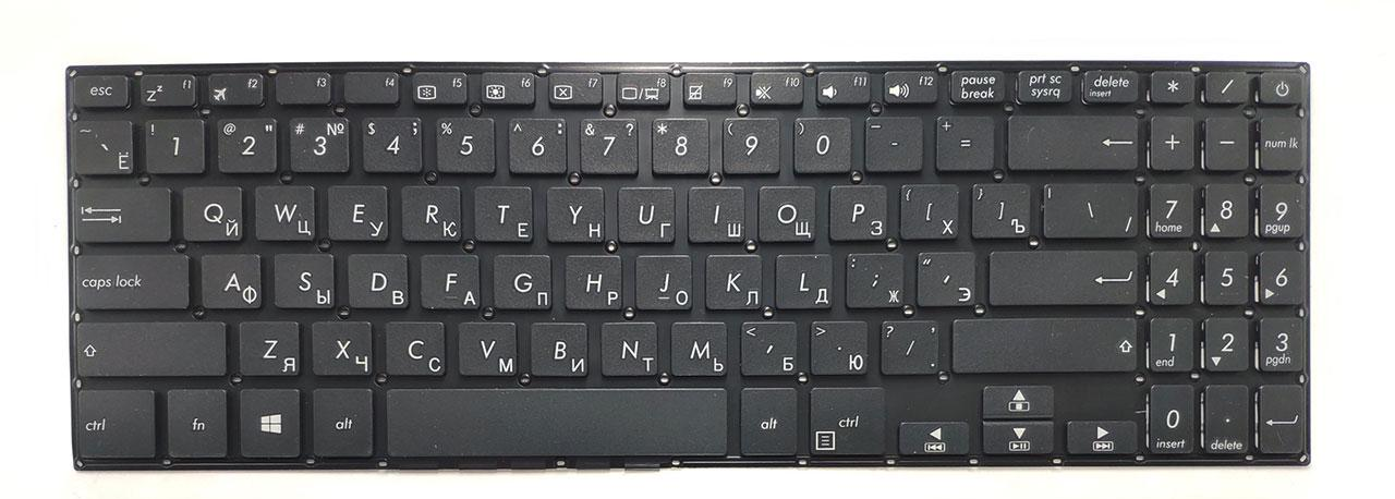 Клавиатура для ноутбука Asus F507 F507UB матовая (0KNB0-5100RU00)