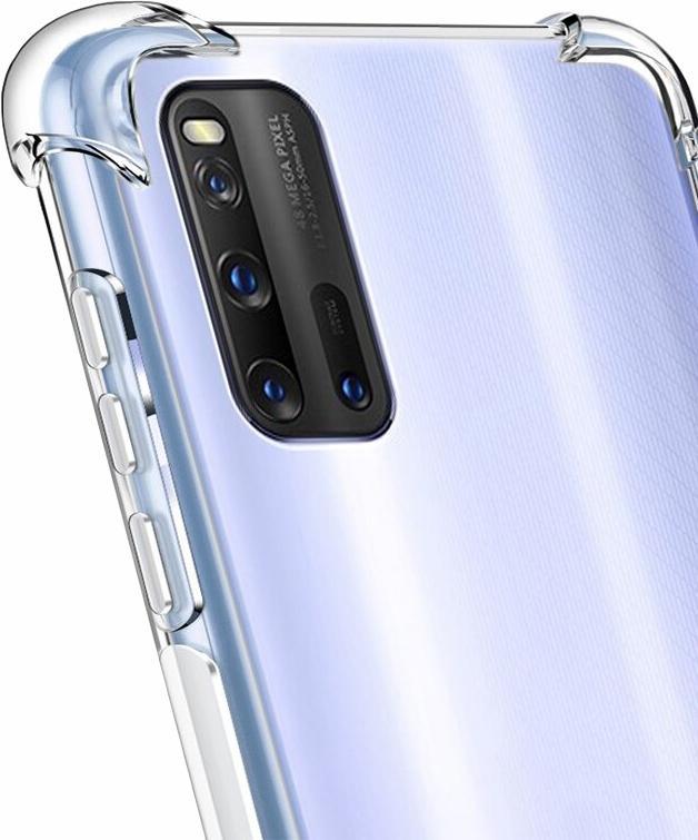 Прозрачный чехол для Vivo Y30 (усиленный углами) (16228)