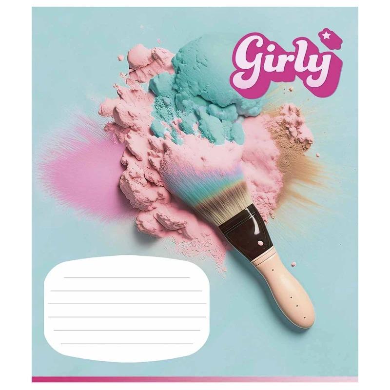 Школьная тетрадь в линейку Школярик 12 листов Разноцветный (NB-286-Z-331)