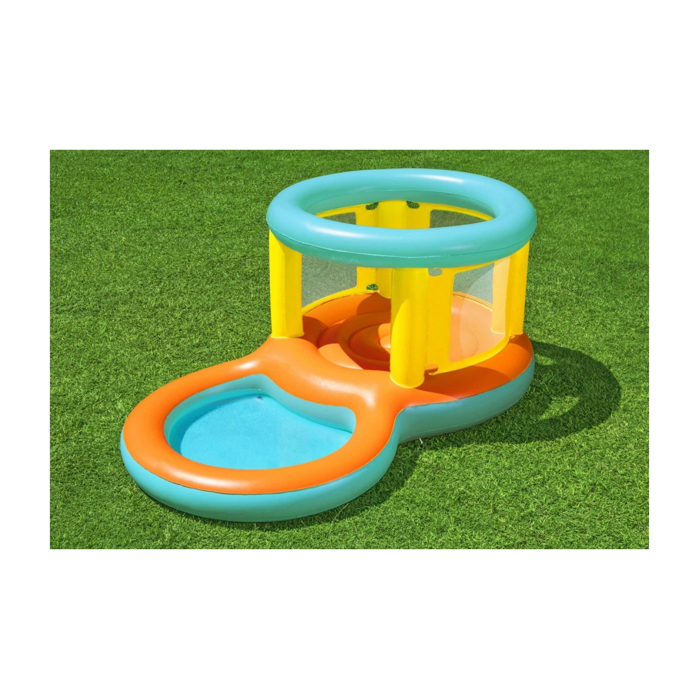 Надувная игровая площадка Jumptopia Bestway 52385 239x142x102 см (410973) - фото 2 Надувная игровая площадка Jumptopia Bestway 52385 239x142x102 см (410973) - фото 2