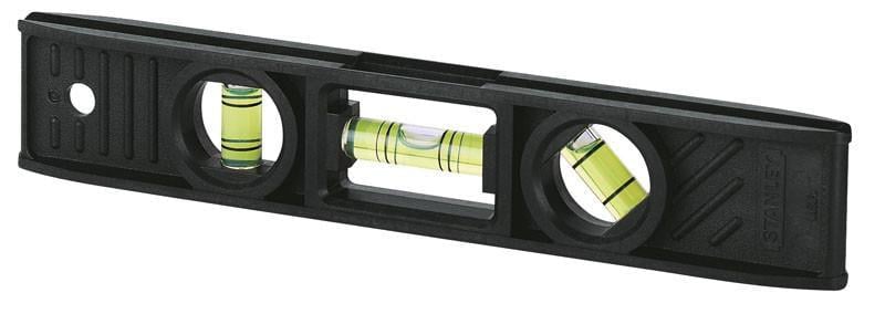 Рівень Stanley Torpedo, 20см, 3 капсули, ABS-пластик